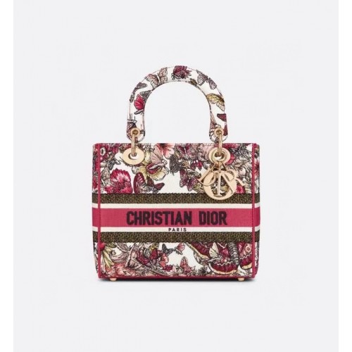 DIOR LADY D-LITE TASCHE Stickerei M0566BRE-10