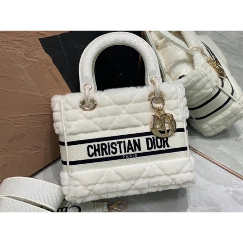 DIOR LADY D-LITE TASCHE Stickerei M0566BRE-8