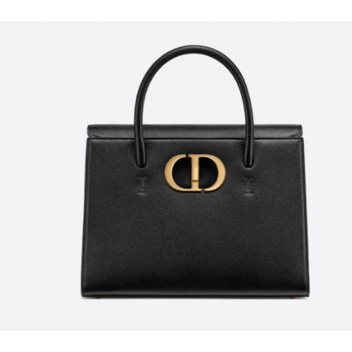 DIOR LARGE ST HONORE TOTE Genarbtes Kalbsleder M9306UBAE schwarz