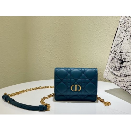 DIOR MINI BOBBY BAG Farbverlauf Cannage Lammleder C0952 blau DIOR MINI BOBBY BAG Farbverlauf Cannage Lammleder C0952 blau