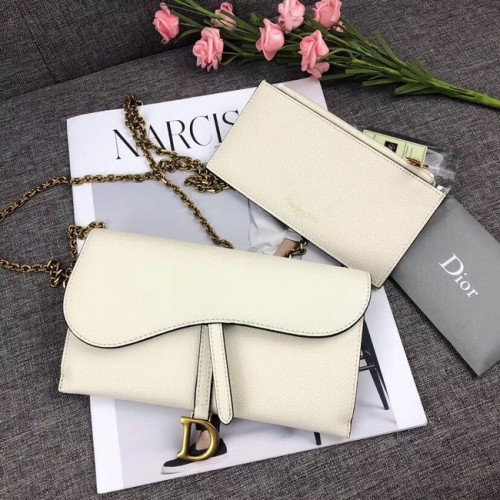 DIOR WITH CHAIN Tasche 26955 weiß