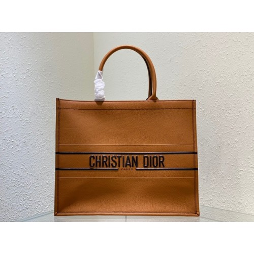 DIOR große Tragetasche aus Leder C1286-33 braun