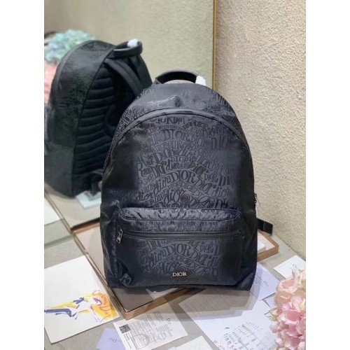DIORTRAVEL RUCKSACK Dior Oblique Technical Jacquard C0064 schwarz