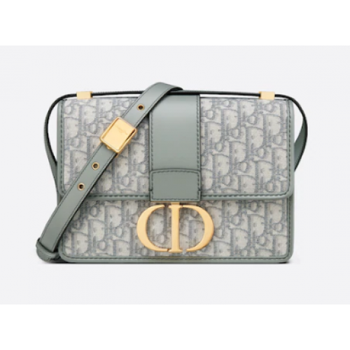 Dior 30 MONTAIGNE TASCHE Oblique Jacquard M9203UT Grau