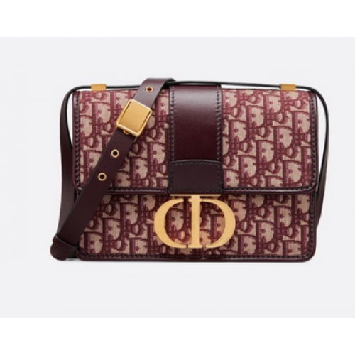 Dior 30 MONTAIGNE DIOR OBLIQUE TASCHE M9203 Burgund