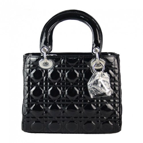 Christian Lady Dior Lackledertasche 9226 Schwarz