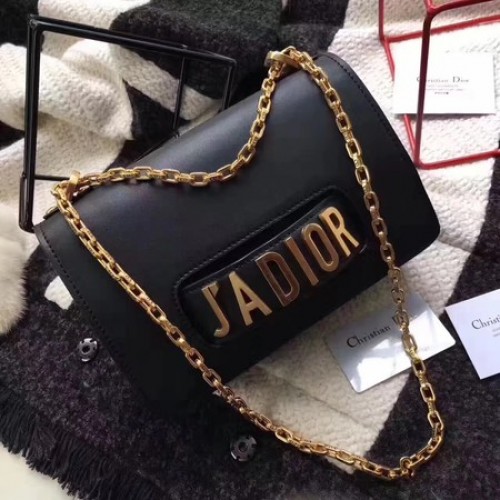 Dior JADIOR Pattentasche Kalbsleder CD9002 Schwarz