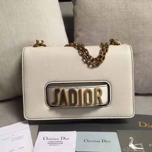 Dior JADIOR Flap Bag Kalbsleder M9003 OffWhite