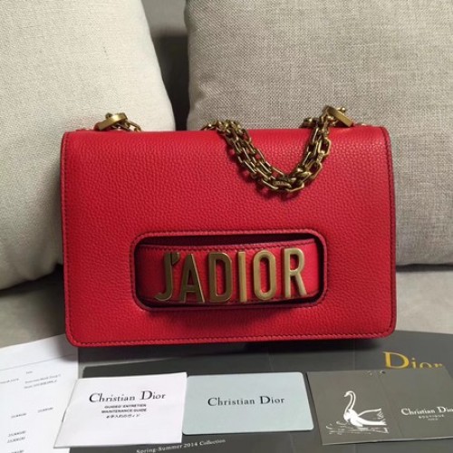 Dior JADIOR Überschlagtasche Kalbsleder M9003 Rot