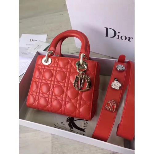 Dior Damentasche Original Schafsleder D6355 Rot