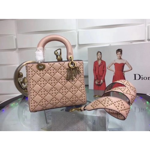 Dior Lady Dior Tasche Original Schafsleder CD3892 Rosa