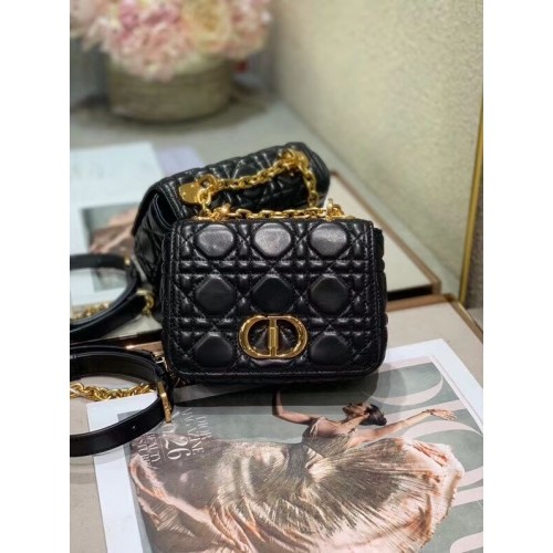Dior Lammledertasche C0388 schwarz