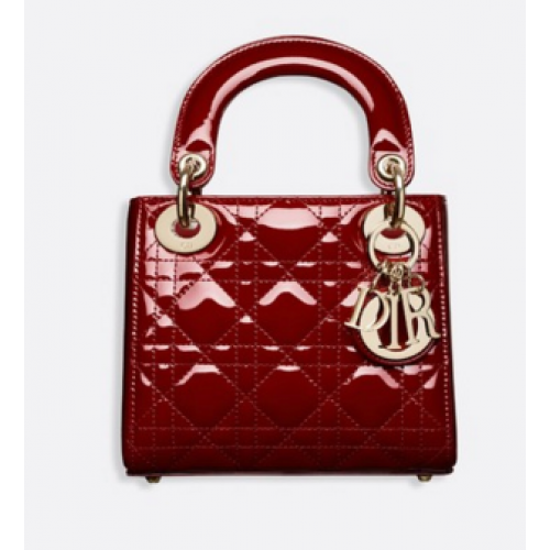 Dior MINI LADY DIOR KALBSLEDERTASCHE M0505O bordeaux