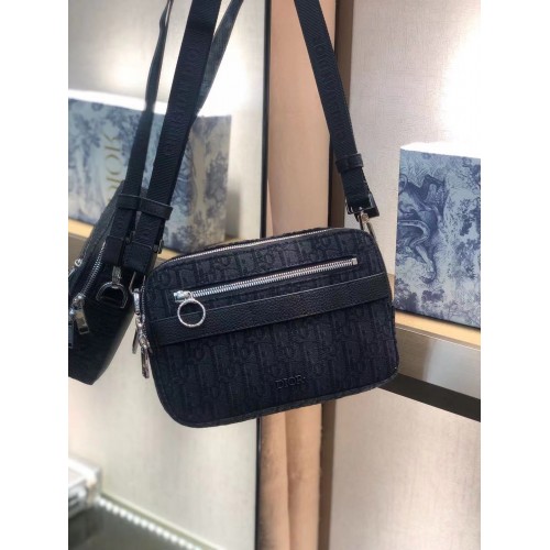 Dior Oblique Canvas Umhängetasche 5569 SCHWARZ