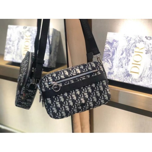 Dior Oblique Canvas Umhängetasche 5569 BLAU