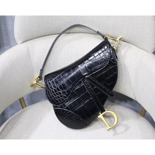 Dior SADDLE TASCHE AUS WEICHEM KALBSLEDER C9045 schwarz