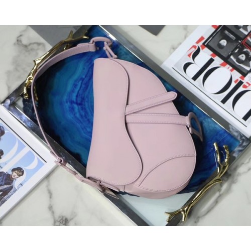 Dior SADDLE-TAS VAN KALFSLEER M0446C rosa