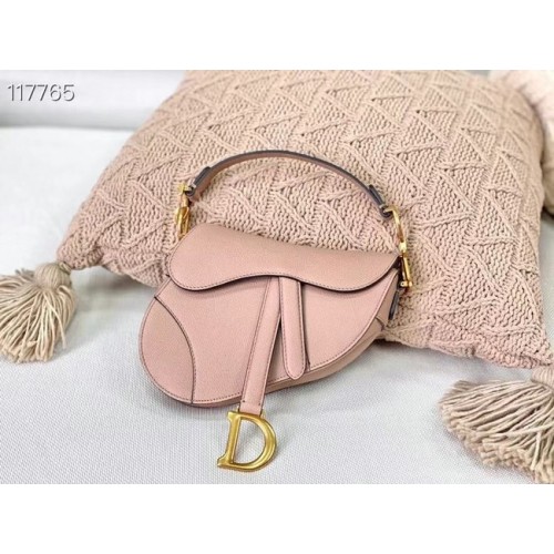 Dior KLEINES SATTEL-TAS VAN KALFSLEER M0445CW PINK