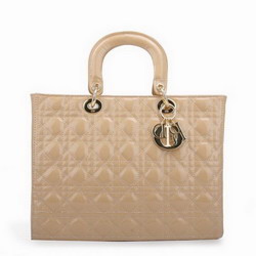 Dior Tragetaschen Lackleder Apricot 44561