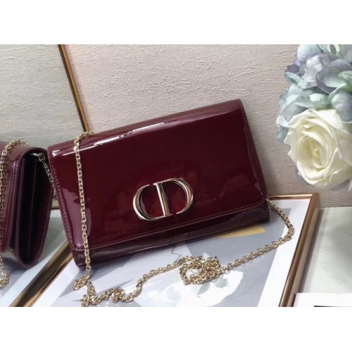 Dior Lederhandtasche M9205 Burgund
