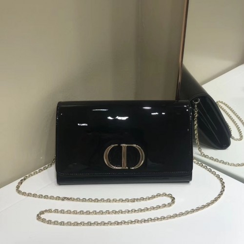 Dior Lederhandtasche M9205 schwarz
