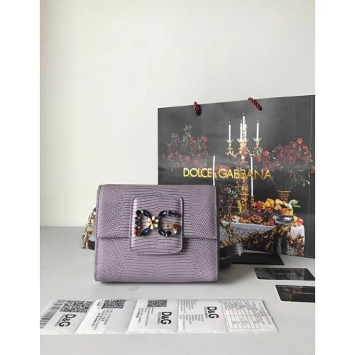 Dolce Gabbana Kalbsleder Umhängetasche 5568 grau