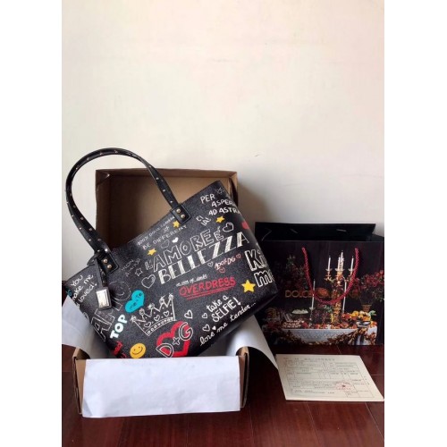 Dolce Gabbana Tragetaschen aus Kalbsleder 4116 schwarz