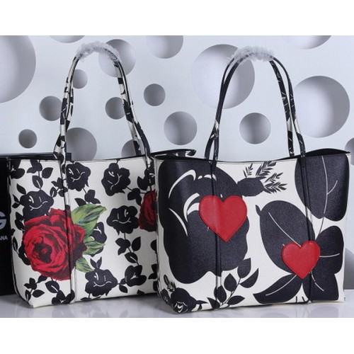 Dolce Gabbana Mittlere Chrysanthemen-Ledertasche DG4161