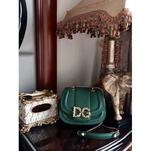 Dolce Gabbana Origianl Ledertasche 4917 Grün