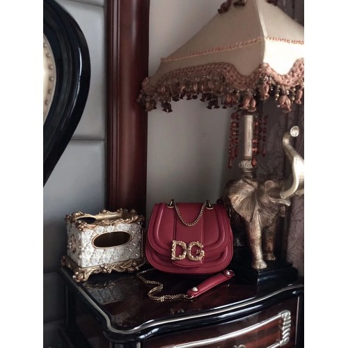 Dolce Gabbana Origianl Ledertasche 4917 Rot&Grün