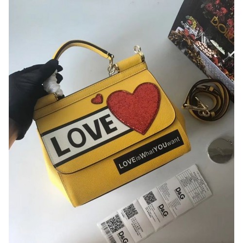 Dolce Gabbana SICILY Tasche Kalbsleder 4136-26