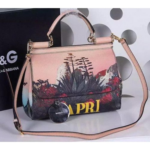 Dolce Gabbana SICILY Tasche Kalbsleder BB4137TAE