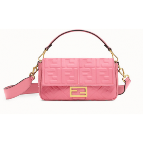 FENDI BAGUETTE Mini-Umhängetasche 8BS017 rosa