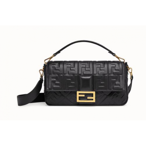 FENDI BAGUETTE große Umhängetasche 8BR771A schwarz