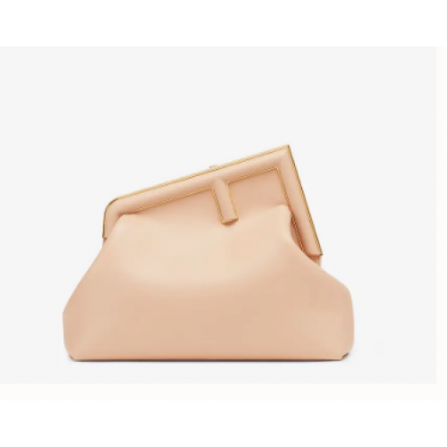 FENDI FIRST MEDIUM Ledertasche 8BP127AB rosa