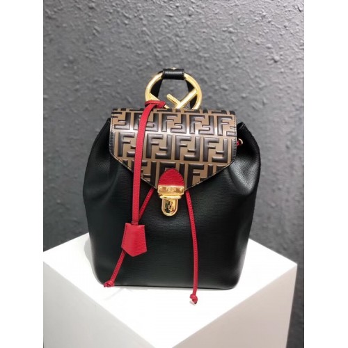 FENDI Kan I Lederrucksack 2569