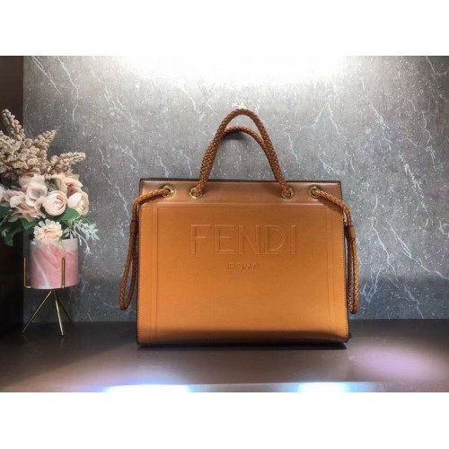 FENDI PACK MEDIUM SHOPPING BAG Ledertasche F1508 orange FENDI PACK MEDIUM SHOPPING BAG Ledertasche F1508 orange