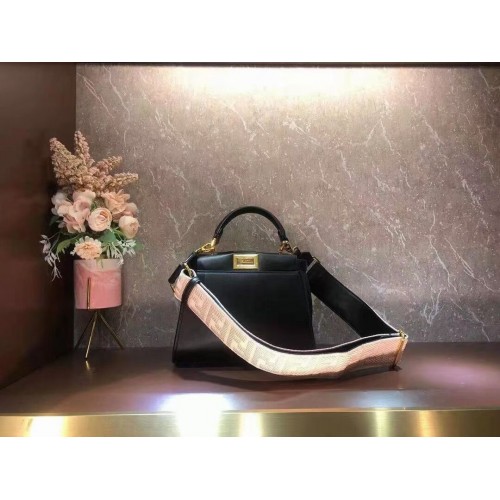 FENDI PEEKABOO ISEEU KLEINE Ledertasche F1615 schwarz