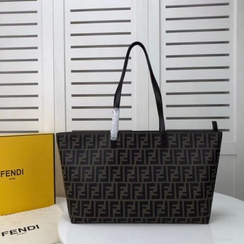 FENDI Shopper Segeltuchtasche F8008 braun