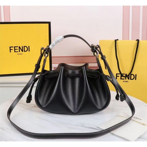FENDI TOUCH Ledertasche 8BS059 schwarz