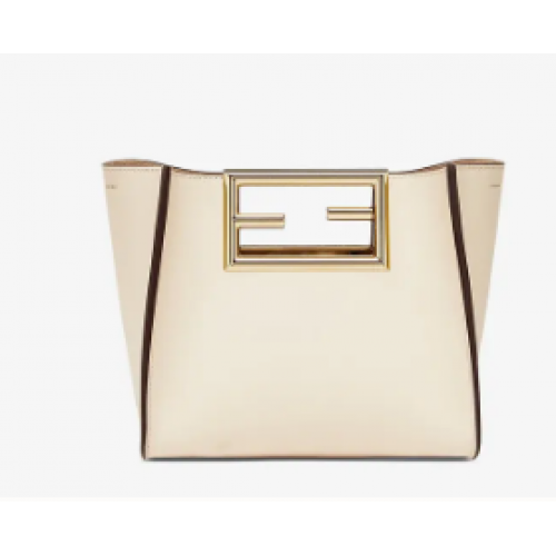 FENDI WAY kleine Ledertasche 5FB6846 weiß