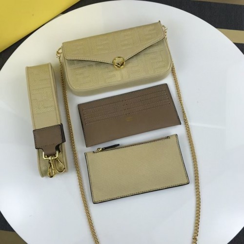 FENDI Stofftasche F1230 beige