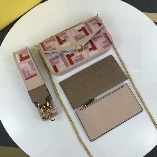 FENDI Stofftasche F1230 rosa