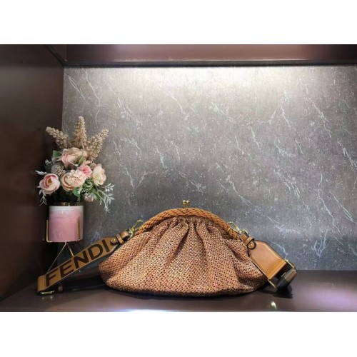 FENDI Basttasche F7641 braun