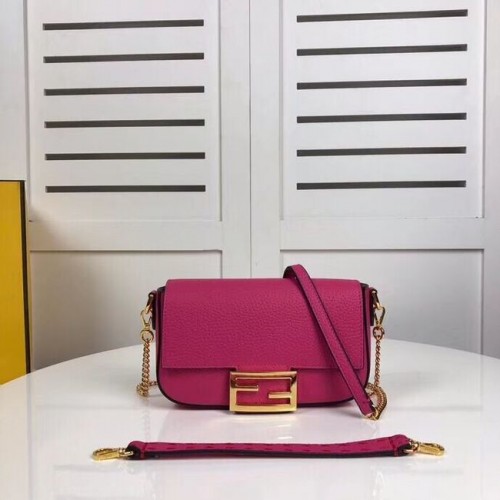 Fendi BAGUETTE Ledertasche F2467 Rose