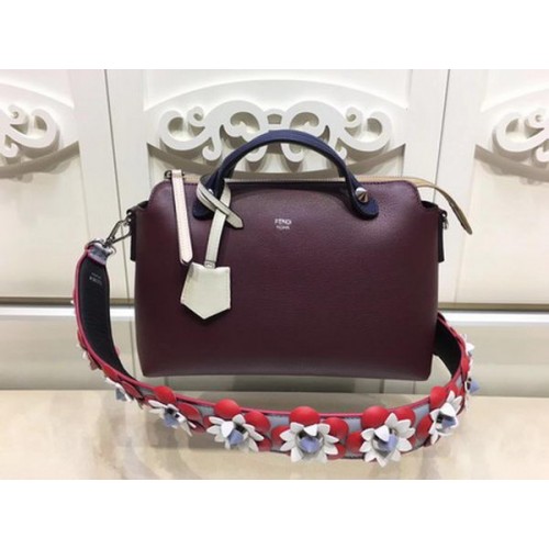 Fendi BY THE WAY Tasche Original Kalbsleder F21790 Wein