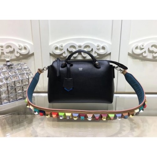 Fendi BY THE WAY Tasche Original Kalbsleder F2689 Schwarz