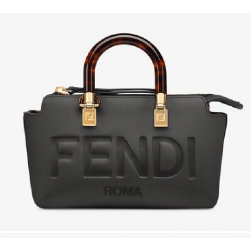 Fendi By The Way Mini Small Leder Boston Tasche 8BS067A schwarz