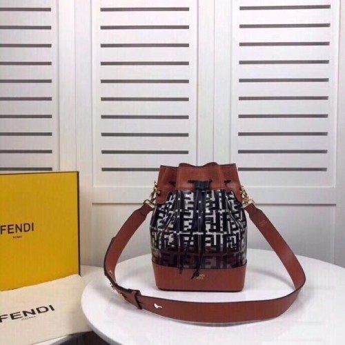 Fendi MON TRESOR Ledertasche 8BT298A schwarz