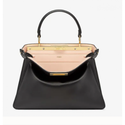 Fendi PEEKABOO ISEEU MEDIUM Ledertasche 70193 Schwarz